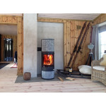 Krbová kamna SCAN 83-7 Maxi BP černý lak, černé lišty